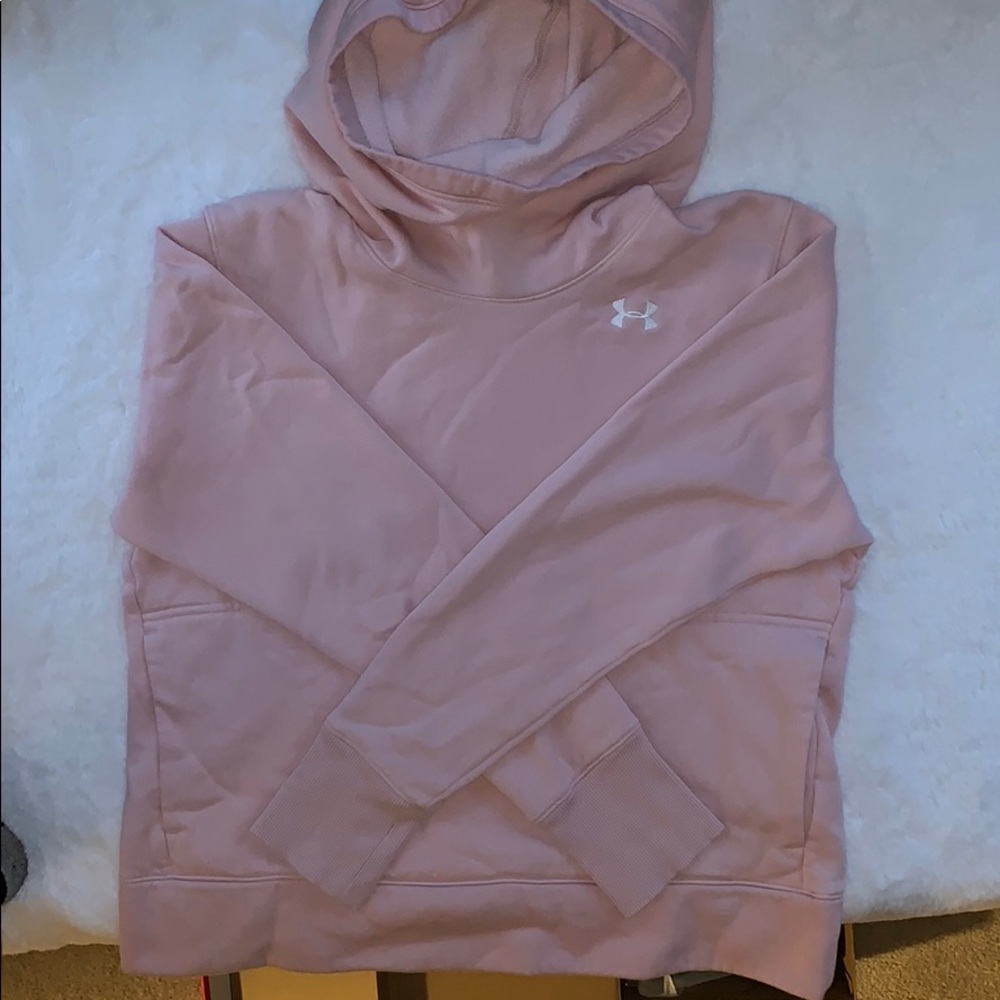 Pink Under Armour sweatshirt